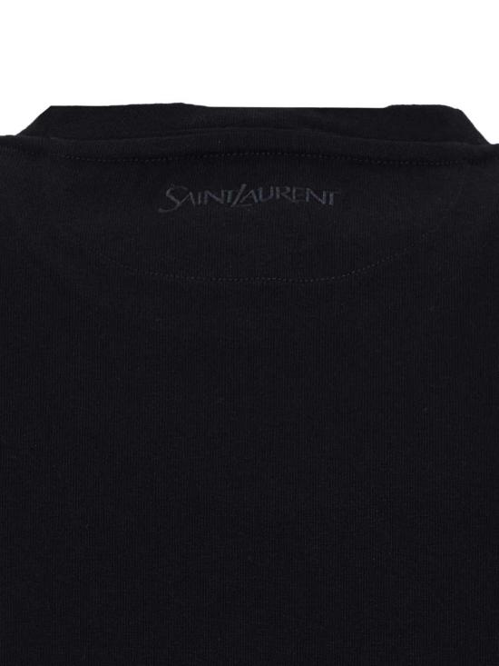 26SS 생로랑 반팔 티셔츠 861693Y38AK1000 Black - SAINT LAURENT