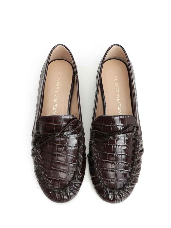 26SS 스튜어트 와이츠먼 플랫 슈즈 SM416WAL Brown - STUART WEITZMAN