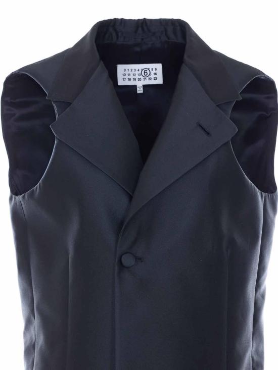 26SS MM6 메종마르지엘라 베스트 S62FB0087M35881900 Black - MM6 MAISON MARGIELA