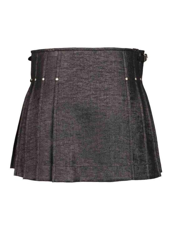 26SS 두라찌 숏 스커트 SS26SK06TF0017B001 Black - DURAZZI