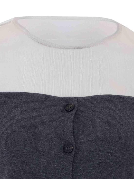 26SS MM6 메종마르지엘라 가디건 S62HP0043M13273860M Blue - MM6 MAISON MARGIELA