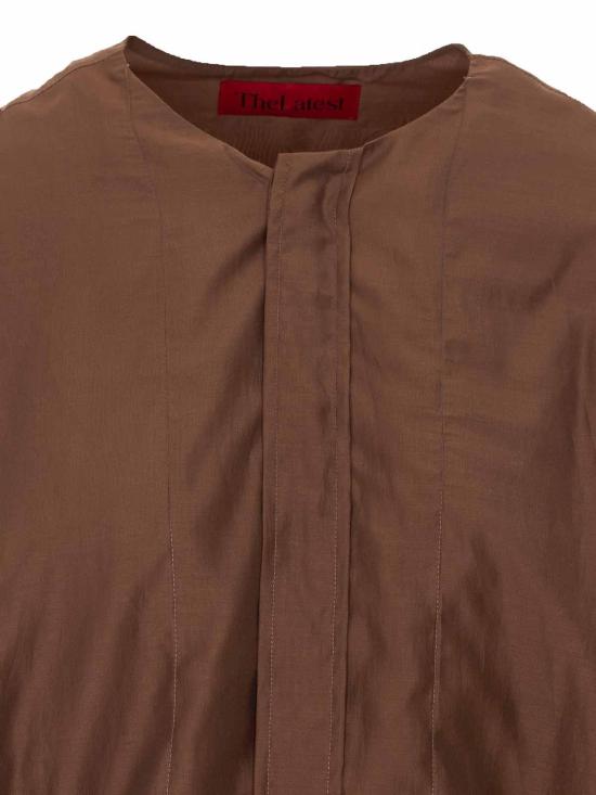26SS 더 레이티스트 블라우스 4007T0161T0032 Brown - THE LATEST
