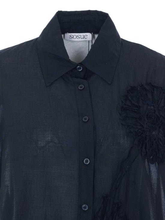 26SS 소수 블라우스 MS1232BLA Black - SOSUE