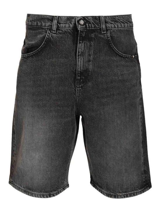 26SS 아미시 데님 숏팬츠 AMU003N0943011C0998 Black