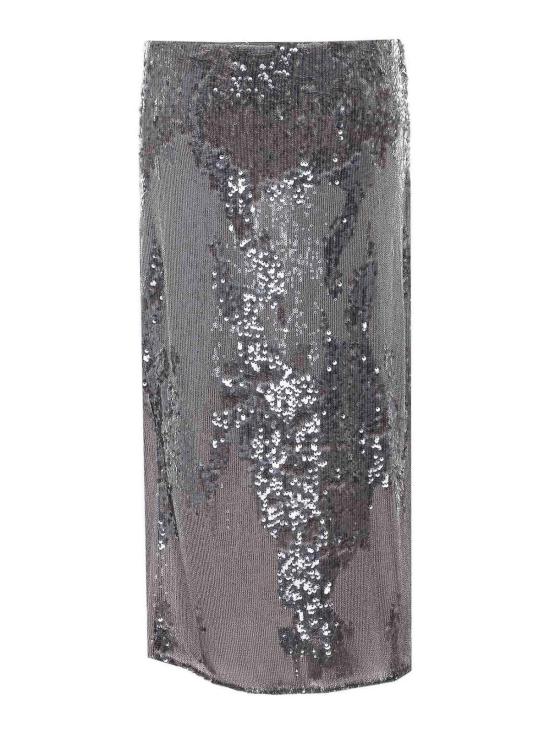 26SS 파트리지아페페 미디 스커트 2G1063J422S770 Silver - PATRIZIA PEPE