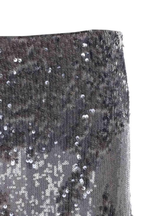 26SS 파트리지아페페 미디 스커트 2G1063J422S770 Silver - PATRIZIA PEPE