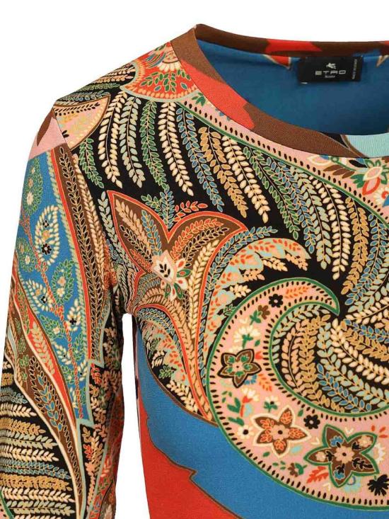 26SS 에트로 긴팔 티셔츠 WRJB0011AKI45X0861 Multicolour - ETRO