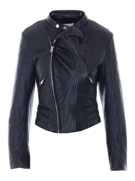 26SS 마르지엘라 가죽 자켓 S29AM0413M07029900 Black