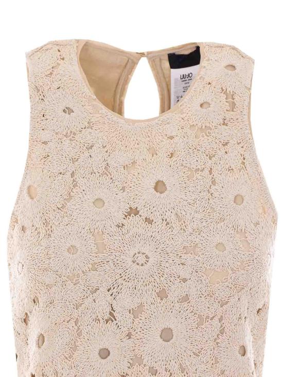 26SS 리우조 롱 원피스 CA6362J8100P9649 Beige - LIU JO