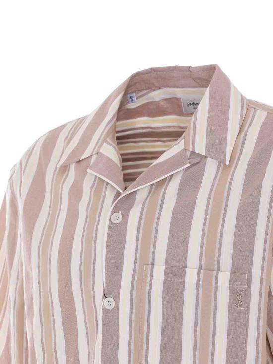26SS 생로랑 반팔 셔츠 859775Y2N582726 Beige - SAINT LAURENT
