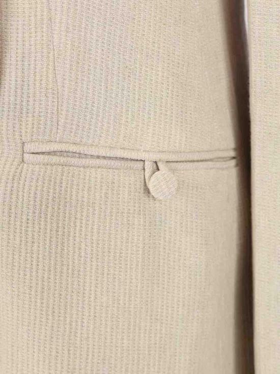 26SS 엠포리오 아르마니 수트 자켓 EW003989TE15797F1125 Beige - EMPORIO ARMANI