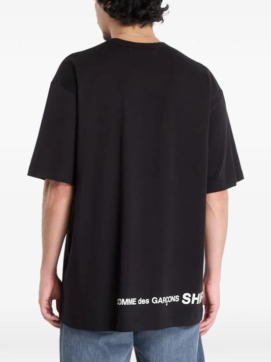 26SS 꼼데가르송 반팔 티셔츠 FQ T008 S26 BLACK - COMME DES GARCONS
