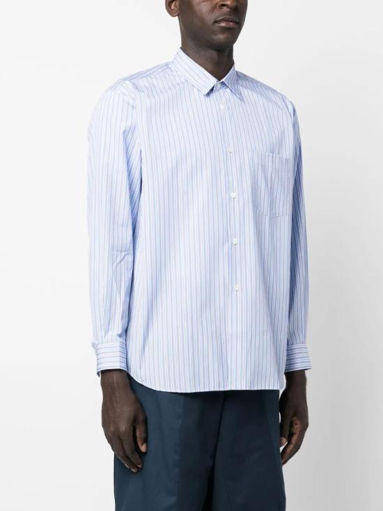 26SS 꼼데가르송 긴팔 셔츠 FZ B115 PER STRIPE 121 - COMME DES GARCONS