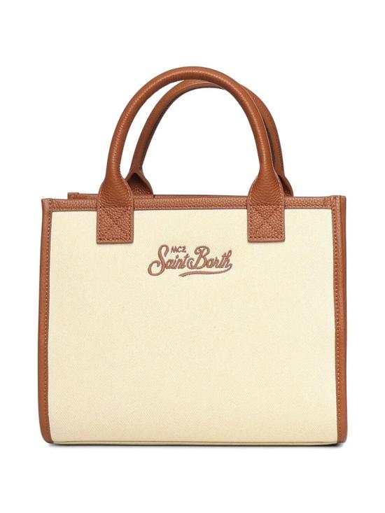 26SS 세인트바쓰 토트백 VANMD001 01517L CANVAS GRAIN LEATHER 1019 EMB - MC2 SAINT BARTH