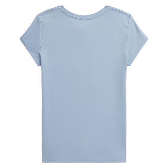 26SS [키즈] 폴로 랄프로렌 티셔츠 313A11759 LIGHT BLUE - POLO RALPH LAUREN