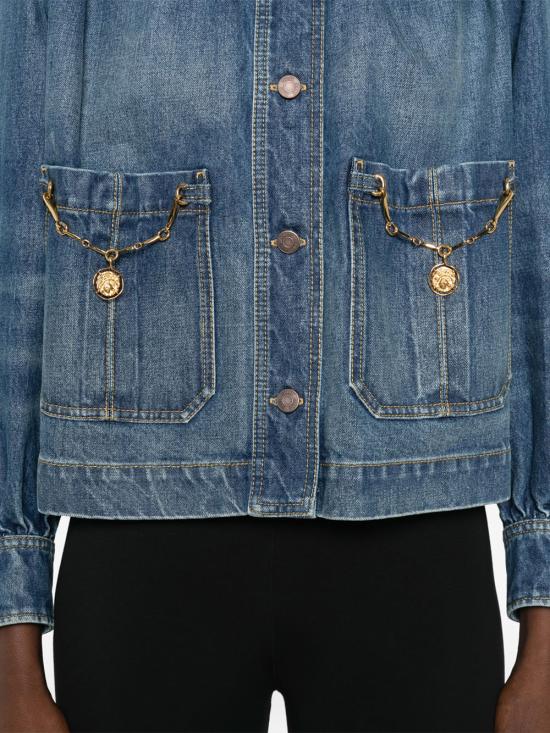26SS 끌로에 데님 자켓 CH26SDV09258 4A1 FADED INDIGO - CHLOE