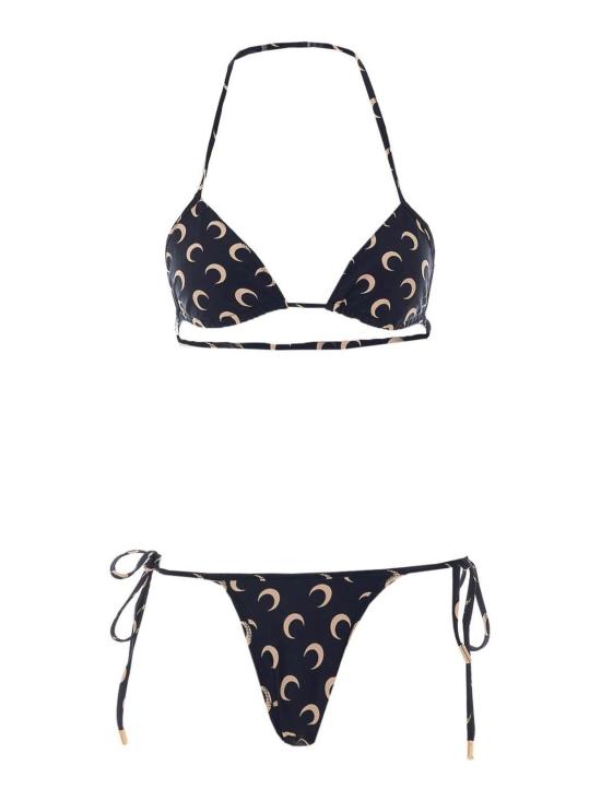 26FW 마린세르 크레스트 문 비키니 세트 WSW011ACJER0003IT99 BLACK