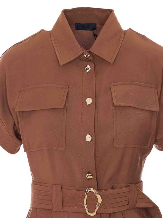 26SS 리우조 미디 원피스 CA6299T250809032 Brown - LIU JO