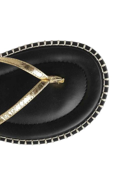 26SS 드리스 반 노튼 뮬/슬리퍼 261011774059795E15 Gold - DRIES VAN NOTEN