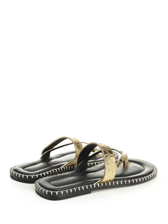 26SS 드리스 반 노튼 뮬/슬리퍼 261011774059795E15 Gold - DRIES VAN NOTEN