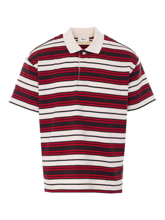 26SS 엔엔07 폴로 티셔츠 2610000082DEEPTRUFFLE Red