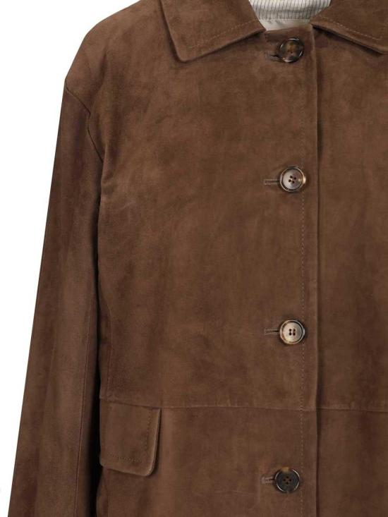 26SS 에스막스마라 가죽 자켓 261944101160001E18 Brown - 'S MAX MARA