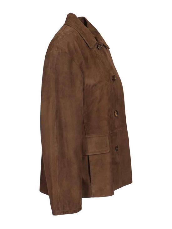 26SS 에스막스마라 가죽 자켓 261944101160001E18 Brown - 'S MAX MARA