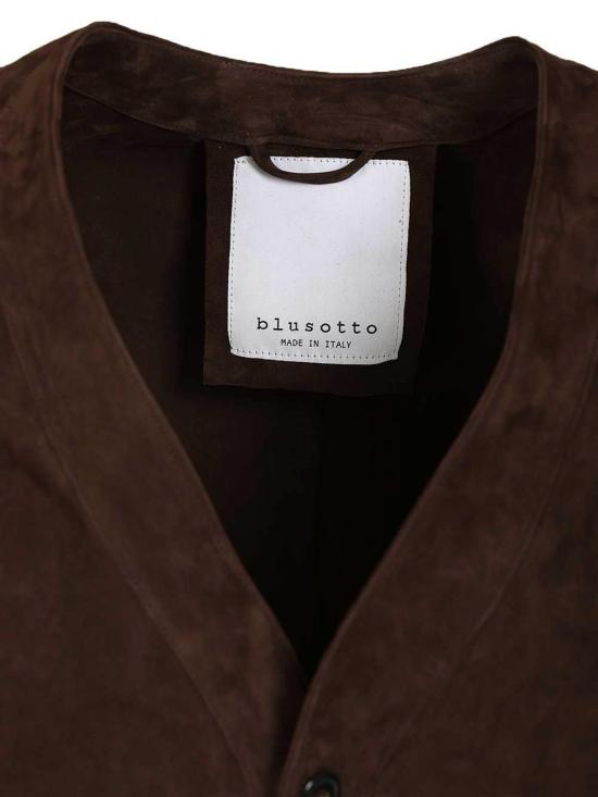 26SS 블루소토 가디건 P829ENRYCAMOSCIOMORO Brown - BLUSOTTO