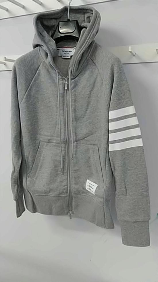  톰브라운 클래식 루프백 4바 풀 지퍼 후디 MJT022H00535068 Grey - THOM BROWNE