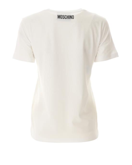  모스키노 반팔 티셔츠 0709 0441 1001 BIANCO - MOSCHINO