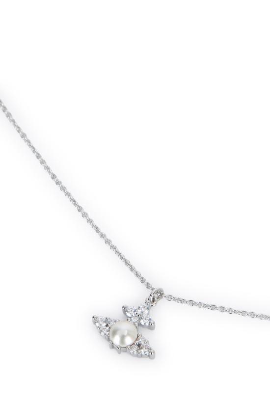 26FW 비비안웨스트우드 목걸이/팬던트 630203EP02P373 P373 PLATINUMWHITECZCREAMROSE - VIVIENNE WESTWOOD