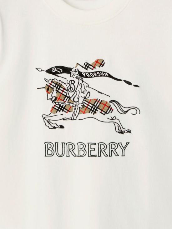 26SS 버버리 EKD 스케치 코튼 티셔츠 8121038B7078 WHITE - BURBERRY
