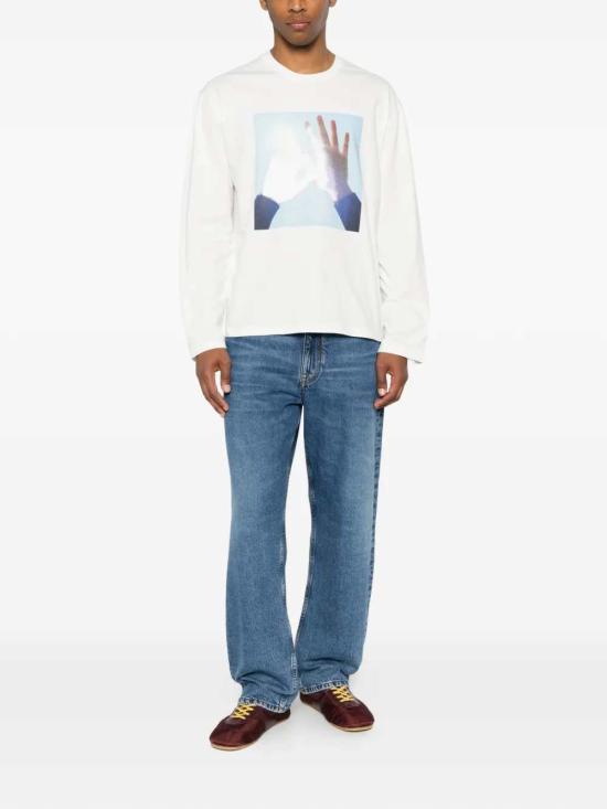 26SS 질샌더 긴팔 티셔츠 J21GC0200J20361 991 COLD SHADE PHOTOGRAPH - JIL SANDER