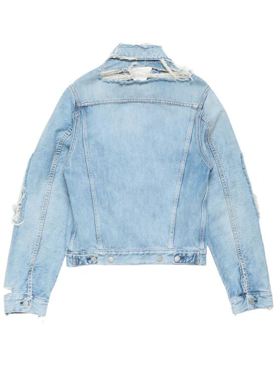 26SS 아크네 스튜디오 디스트레스드 데님 자켓 A90714 228 Blue - ACNE STUDIOS