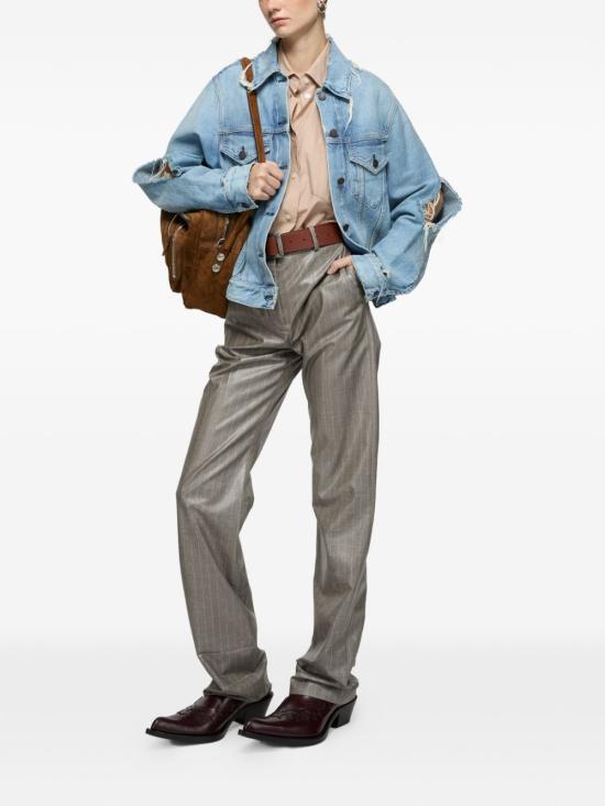 26SS 아크네 스튜디오 디스트레스드 데님 자켓 A90714 228 Blue - ACNE STUDIOS