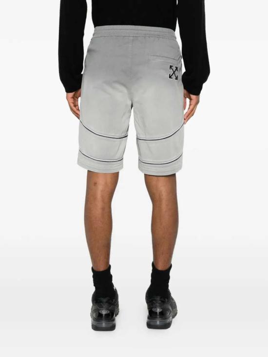 26SS 오프화이트 숏팬츠 OMCL004S26FAB0010030 CASTELROCK - OFF WHITE