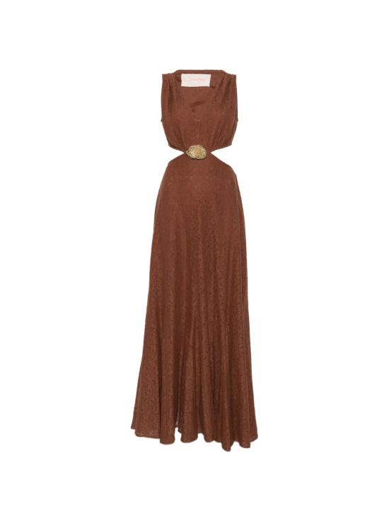 26SS 선드레스 롱 원피스 S26042EDVIGELACEBROWN Brown