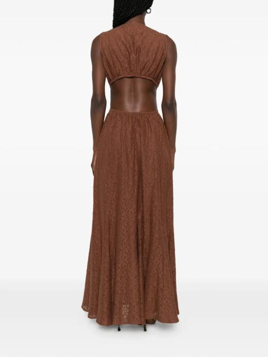 26SS 선드레스 롱 원피스 S26042EDVIGELACEBROWN Brown - SUNDRESS