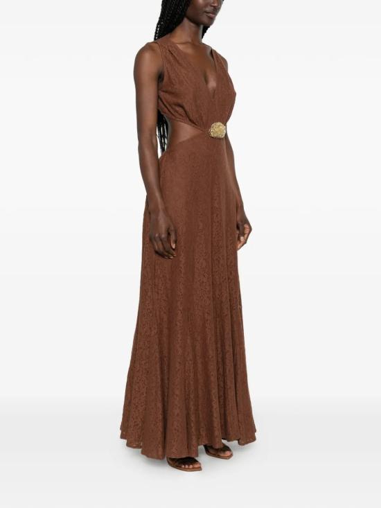 26SS 선드레스 롱 원피스 S26042EDVIGELACEBROWN Brown - SUNDRESS