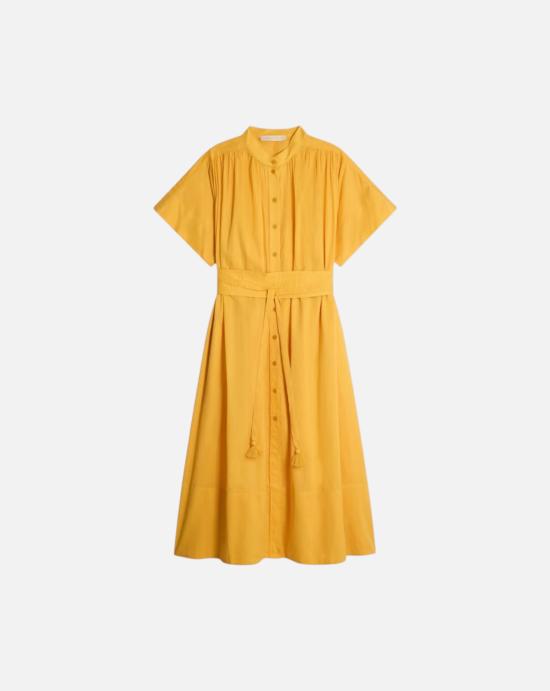 26SS 바네사브루노 미디 원피스 4EVA42V08241 SAFRAN Yellow