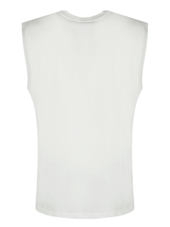 26SS 디젤 심리스 메탈릭 Oval D 코튼 탑 A21743 0JMBB 141 White - DIESEL