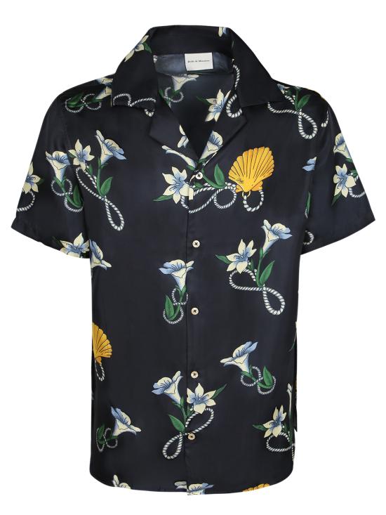 26SS 드롤드무슈 반팔 셔츠 KSH230 SE023 NY Blue