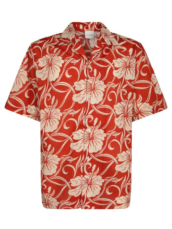 26SS 드롤드무슈 반팔 셔츠 KSH228 CO288 RD Red