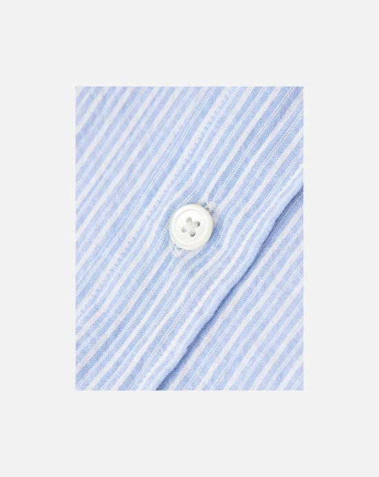 26SS 하트포드 긴팔 셔츠 BF11008 01 Blue and white - HARTFORD