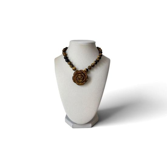  에이아미스 네크리스 아미스 앰버 로즈 목걸이 - A'MISS JEWELRY