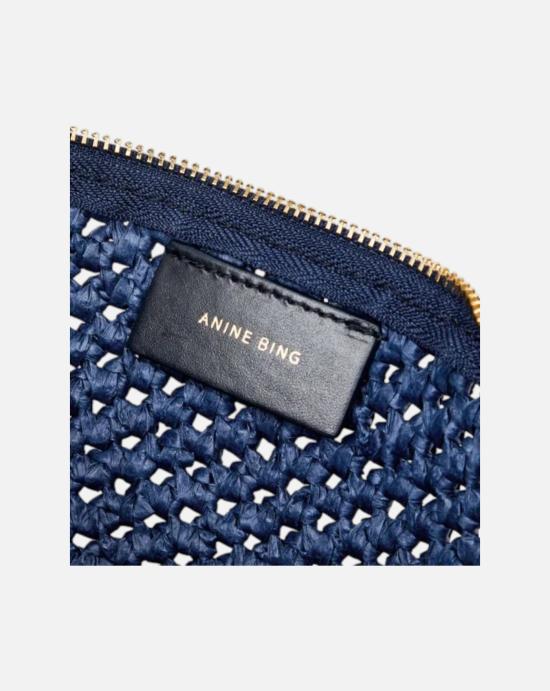 26SS 애니빙 클러치/파우치 A1311930WHD20 MARINE BLUE Washed blue - ANINE BING