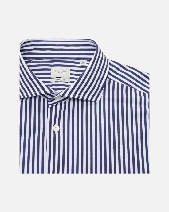26SS 트라이아노 긴팔 셔츠 T16007 311 168 NAVY STRIPE Navy white - TRAIANO