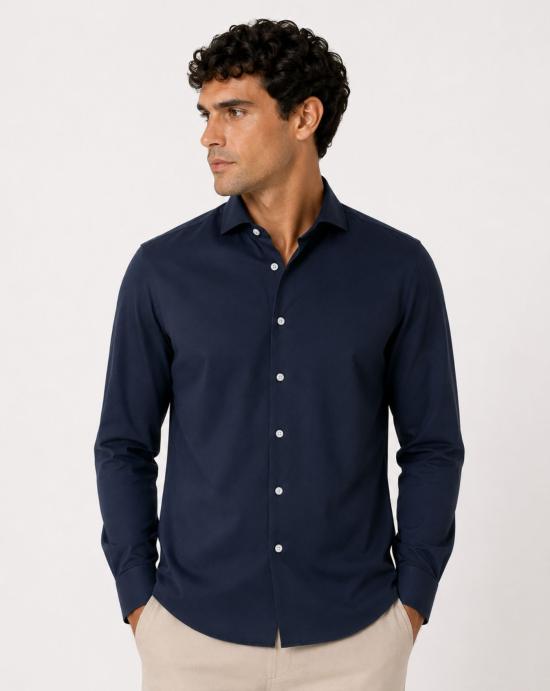 26SS 페델리 긴팔 셔츠 TUD00507 2 NAVY Navy - FEDELI