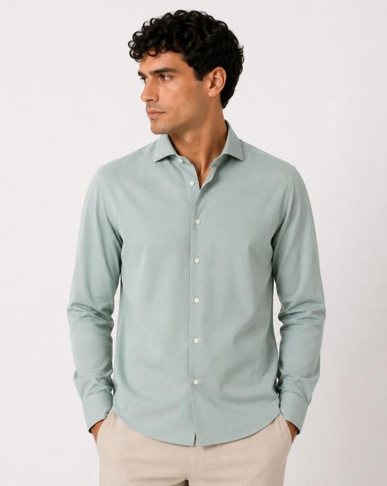 26SS 페델리 긴팔 셔츠 TUD00507 710 Olive green - FEDELI