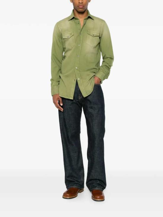 26SS 사르토리오 긴팔 셔츠 SCC0001SH445919 VERDE - SARTORIO